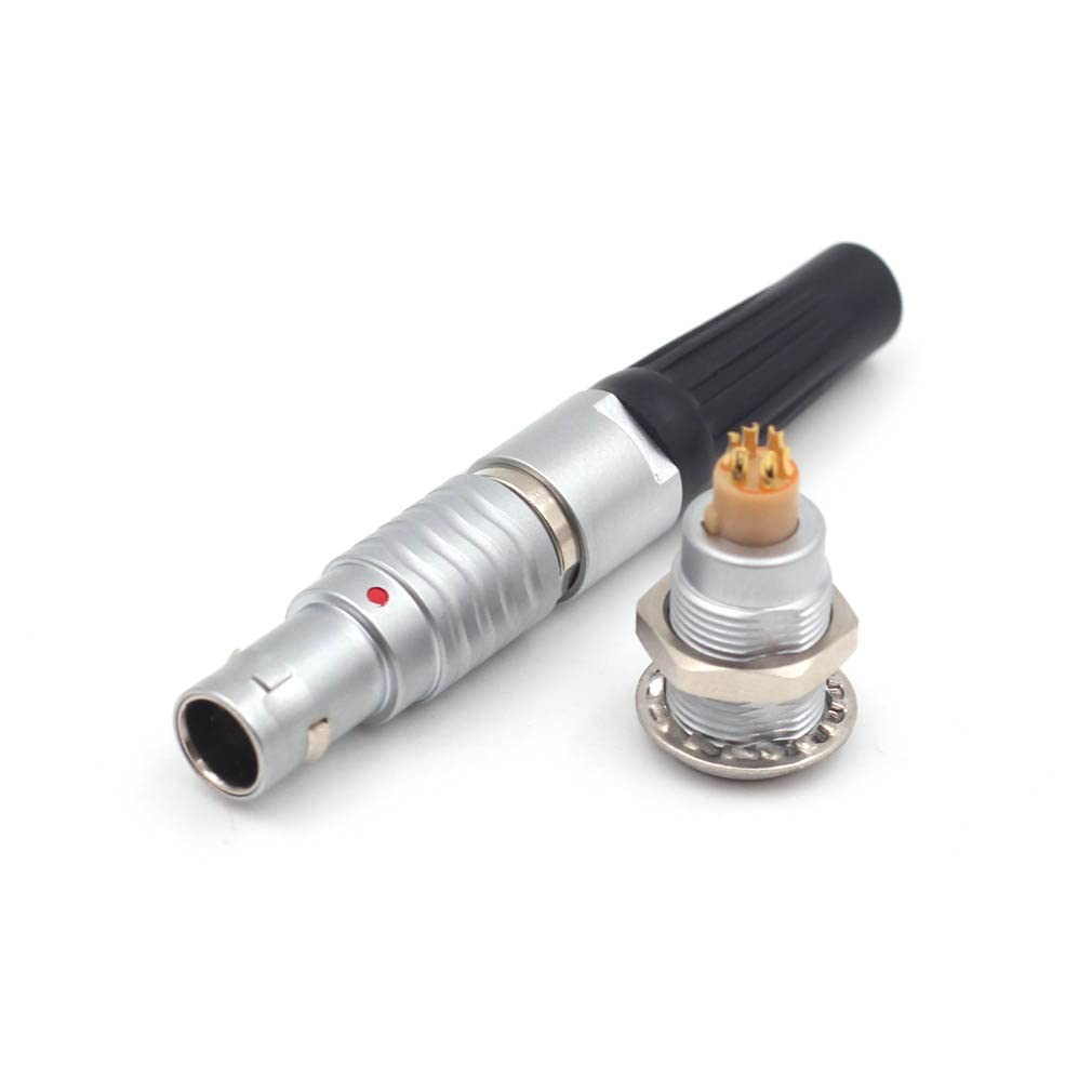 0B 7 Pin Aviation Connector, FGG.0B.307.CLAD52 Egg.0B.307 7 Wire Push-Pull Self-Lock Industrial Camera Medical Device Electrical Power Signal Plug