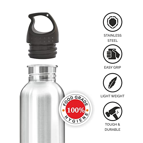 Image of Flair Ocean Stainless Steel Water Bottle 1000 ML Silver Color