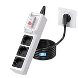 【Kundenservice】Votre satisfaction est notre priorité absolue : nous offrons un soutien complet pour notre multiprise équipée de disjoncteur différentiel résiduel (DDR) tout au long de sa durée d’utilisation. Pour toute question ou demande, notre équipe vous apportera une assistance compétente dans un délai de 24 heures.