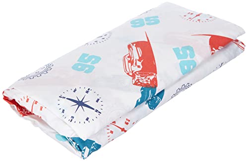 Cars Draps Housses, Blanc, 90 x 190 cm