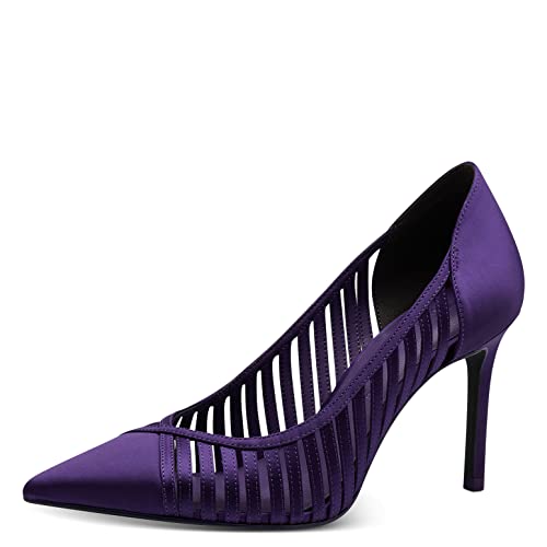 Tamaris Damen Pumps Mit Stilettoabsatz – Vegan Aus Textil, Superbequem Durch TOUCH-IT Sohle