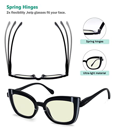 Image of Eyekepper 5-pack Reading Glasses Blue Light Blocking Women Stylish Readers