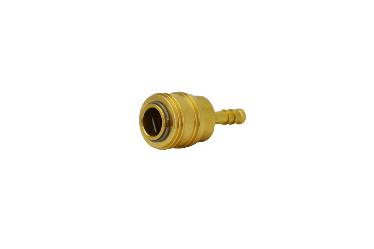 1/2/5/10 Stecker mit Druckluftkupplung Messing Schnellkupplung mit Schlauchtülle 6mm Ventilsteckdose (10)