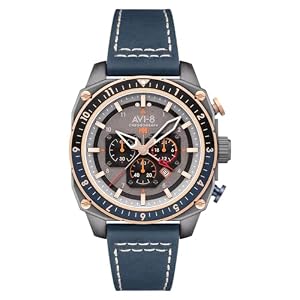 AVI-8 Hawker Hunter Atlas Dual Time Chronograph AV-4100-07