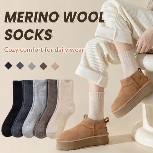 Image of Velice Womens Merino Wool Thermal Thick Hiking Winter Socks