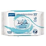  Papel higiénico húmedo Natur Aqua 100 uds