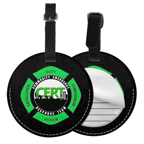 Cert Community Emergency Response Luggage Tag 3.7in