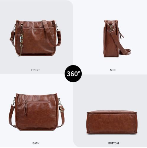 Image of Worldlyda Crossbody Bags for Women Soft Trendy Vegan Leather Shoulder Handbags and Purses for Women Tote Hobo Satchel