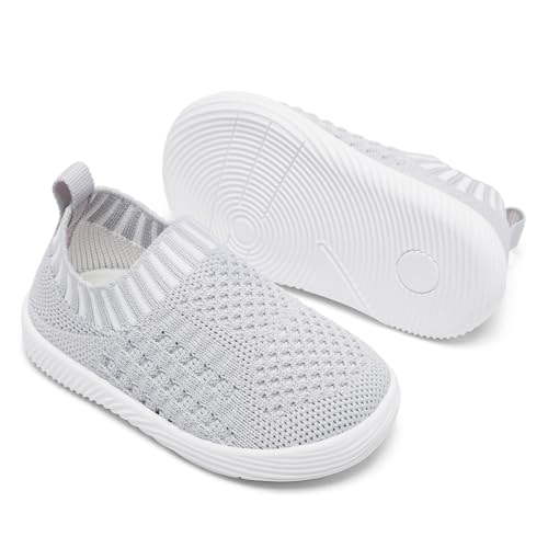 Image of MORENDL Baby Toddler Walking Socks Non-Slip Breathable Unisex Casual Sneakers