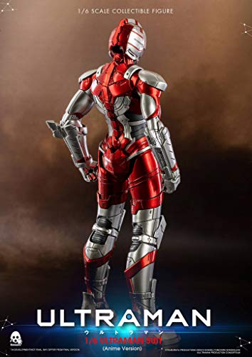 Threezero Ultraman (Anime Edition) 1: 6 Scale Action Figure, Multicolor #TOP7