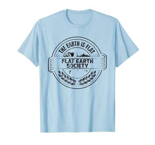 Camiseta Vintage Flat Earth Society The Earth Is Flat Shirt Camiseta
