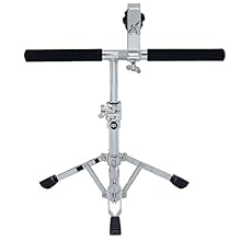 Bongo Stand - This T-stand is compatible with nearly all standard bongos and provides improved stability while playing Height Adjustable - This specific bongo holder is adjustable from a minimum of 31 cm to a maximum of 51 cm With Metal Bracket - A m...