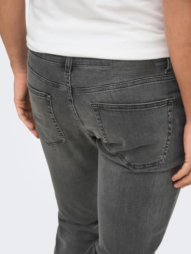 Only & Sons Herren Onsloom Black Washed Dcc 0447 Noos, Black Denim, 36W / 36L – Ansicht 7