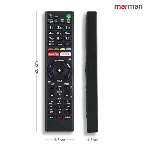 Image of marman Replacement of Bravia Smart Tv Remote Original Model RMF-TX310E Non Voice Command Remote Control Fit Smart Android 3D 4K FHD UHD OLED Television