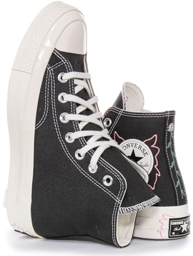 Converse A07108C Women's Chuck Hi Secret Pine Canvas Trainers4