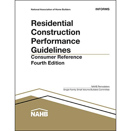 Residential Construction Performance Guidelines: Consumer Reference  (10 Pack)