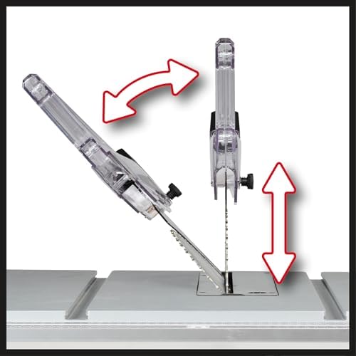 Bild 3 - Einhell Tischkreissäge TE-TS 254 T (2000 Watt, 89 mm Schnitthöhe, Ø 254 mm Sägeblatt, Tischverbreiterung, Winkelanschlag, Parallelanschlag, Softstart, Überlastschalter)