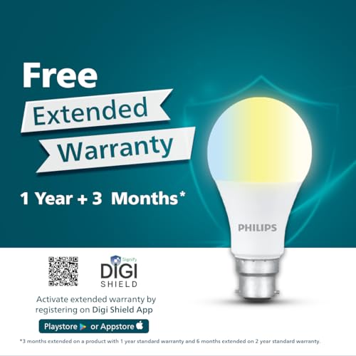 Image of Philips SceneSwitch 30W LED Bulb | 3-in-1 Light Modes CDL-NW-WW | B22 Base | Change Brightness with Wall Switch | Energy Efficient | Pack of 1