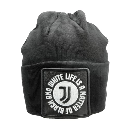 Juve Bonnet Noir Juventus contre le froid pour homme et femme