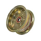 (New Part) Heavy-Duty Flat Idler Compatible with Exmark 1-413099 116-4666 Lazer Z Turf Tracer HP Ranger + All Other Models in The Description