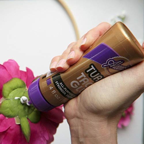Image of Aleene's Turbo Tacky Glue for Crafts in Always Ready Bottle, Strong Bond Adhesive, Nontoxic, Dries Clear, 4 fl oz
