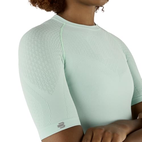 BAUERFEIND Kompressions-Shirt „Sports Compression Shirt Short Sleeve“, Kurzarm-Shirt für Damen, Für verbesserte Durchblutung der Torso- und Armmuskulatur, Polyamid/Elasthan