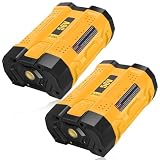 1 Pack Upgraded 6000mAh Lithium Ion Replacement for Ryobi 40V Battery 6.0Ah Compatible with Ryobi 40 Volt Battery OP40601 OP4050A OP4050 OP4040 OP4030 OP4026 Compatible with 40V Cordless Tools(Yellow)
