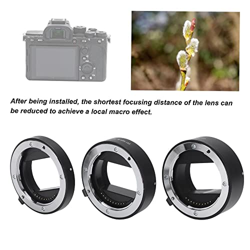 Capture Incredible Close-Up Shots With The Auto Focus Macro Extension Tubes For E Mount Lenses - Set Of 3 Tubes (10Mm+16Mm+21Mm) For Stunning Macro Photography And Detailed Shots #TOP3