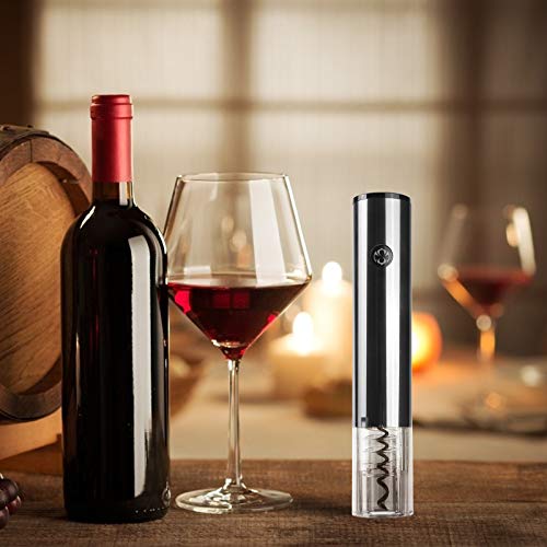 Electric Wine Opener,Onetouch Automatic Wine Opener Holiday Gift Setwithchargerbaseavcuum Stopper,Aluminum Foil Paper Cutter And Wine Pourerwhich Is A Portable And Durable Gifts For Wine Lovers.ztongr #TOP4