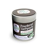 Dr. Ginger's Nano Hydroxyapatite White Charcoal Toothpaste Powder for Sensitive Teeth and Gums - 1.28oz Jar, All-Natural Whitening Tooth to Support Gum Health, Fluoride-Free - Coconut Mint