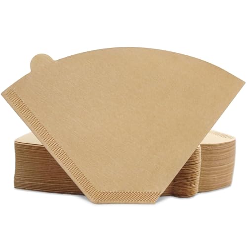 SURALIN Sacs Filtrants à Café 80 Pièces, Filtre Cafe Filtres En Papier À Café, Sacs Filtrants À Main, Filtres À Café Jetables Coniques Non Blanchis
