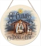 Taille : le diamètre de notre couronne ronde en bois est d'environ 20 cm. Les mesures étant prises à la main, les tailles indiquées peuvent varier légèrement