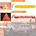Universal F1 Style Brake Light, 12V Triangle Third Brake Light,21 LED Rear Fog Light for Tow Car Truck Trailer RV (Red)