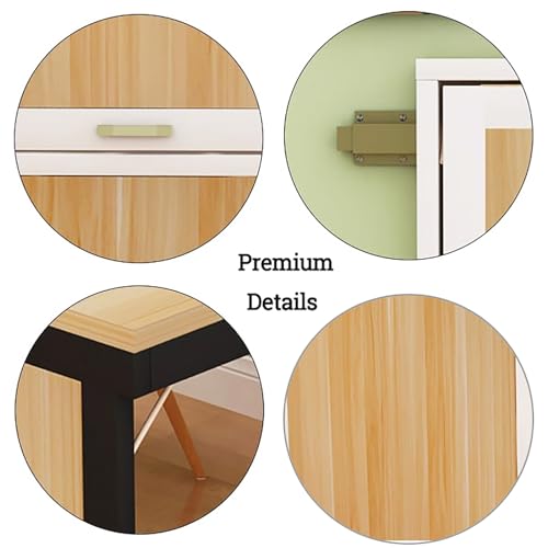 Table pliante murale haut de gamme en bois marron, design moderne 89x50 cm
