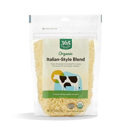 365 by Whole Foods Market Organic Shredded Italian-Style Cheese Blend, 6 OZ