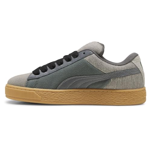 PUMA Mens Suede XL Denim Lace Up Sneakers Shoes Casual - Grey3