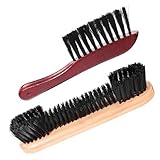 ROMISBABA 2 pièces Brosse de Billard pour Table de Billard Nettoyage avec Poils...