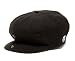 Born to Love - Baby Boy's Hat Black Herringbone Newsboy Cap