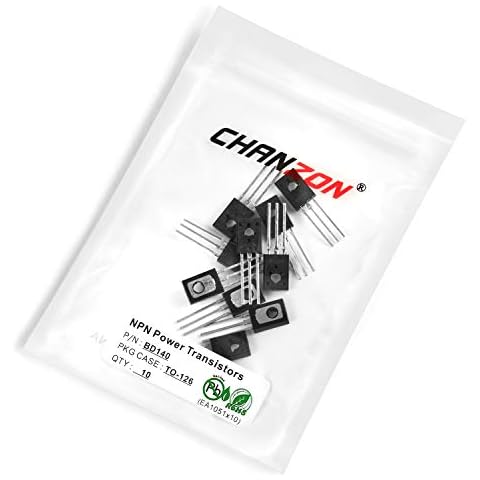 Chanzon 10 Stück BD140 TO-126 NPN Leistungstransistor -1.5A Cover