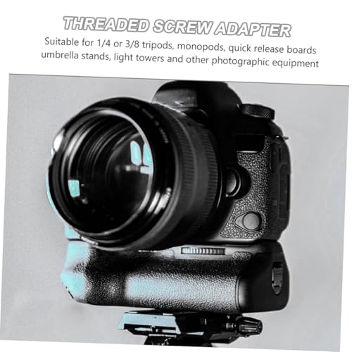 Image of 1 /4 to 3 /8 Screw Adapter 4Pcs Stainless Steel for Camera Lighting