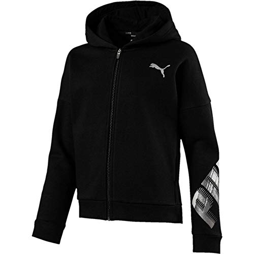 Preisvergleich Produktbild PUMA Mädchen Style FZ Hoody G Sweatshirt, Cotton Black, 164