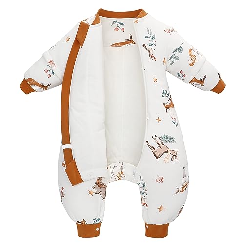 Vertbaudet Baby Schlafsack IGEL - Bio-Baumwolle Mit Abnehmbaren Ärmeln