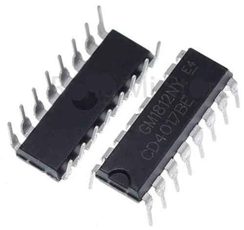 Puce IC CD4051BE multiplexeur analogique CMOS en lot de 10 pièces DIP16 pour circuit