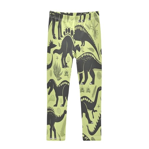 Bolaz Toddler Girls Leggings Printed Yoga Pants Leggings Dinosaurs Shade for Kids