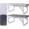 Riyashop Aluminium Camping Table Mini Folding Table Side Table Foldable Lightweight Camping