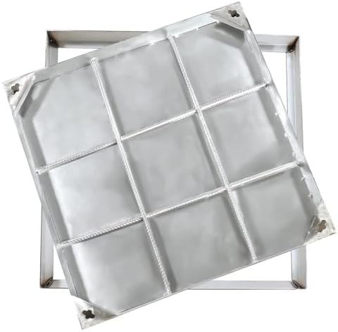 Invisible manhole cover and Frame Stainless Steel Square Sewage C...