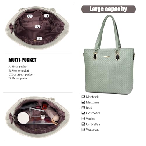 Image of OTMIPIML Purses and Handbags for Women Synthetic Leather Tote Crossbody Bags Satchel Purses Set 6pcs | Set