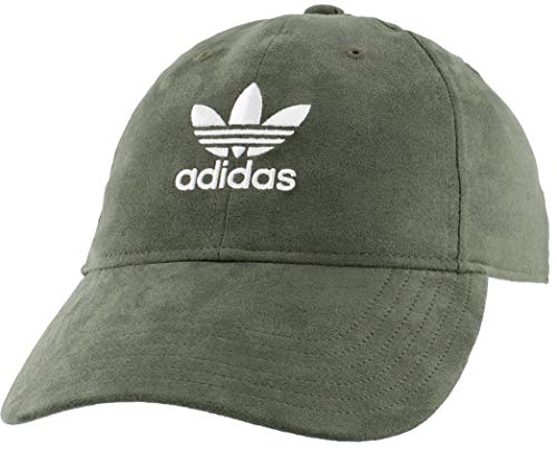 adidas Originals Women's Relaxed Plus Strapback Cap, Base Green/White, ONE SIZE