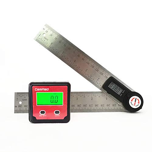 GemRed Digital Level Box Protractor Angle Finder Level Gauge