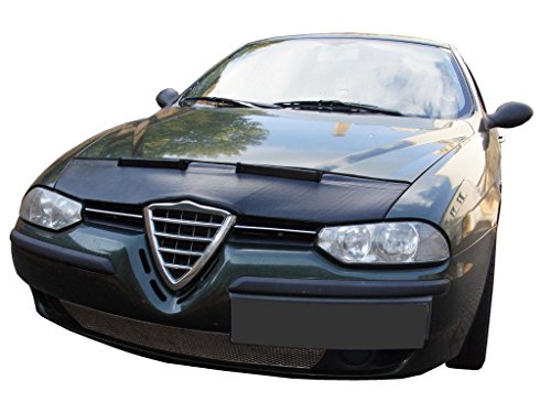 Hood Bra Front End Nose Mask Compatible with Alfa Romeo 156 1997-2003 Bonnet Bra STONEGUARD Protector Tuning